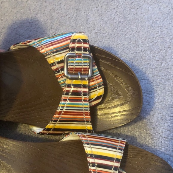 Dr. Scholl's Multicolor Striped Sandals - Picture 5 of 7